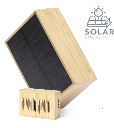Altavoz de bambu
