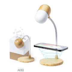 Lámpara multifuncion (cargador y altavoz)