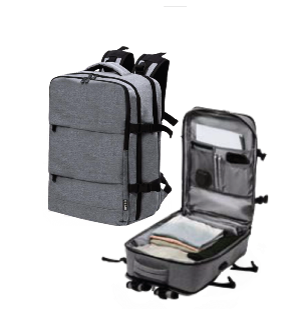 Mochila acolchada con USB