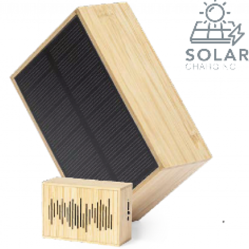 Altavoz de bambu