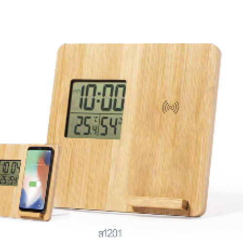 Estación metereologica con cargador inalanbrico